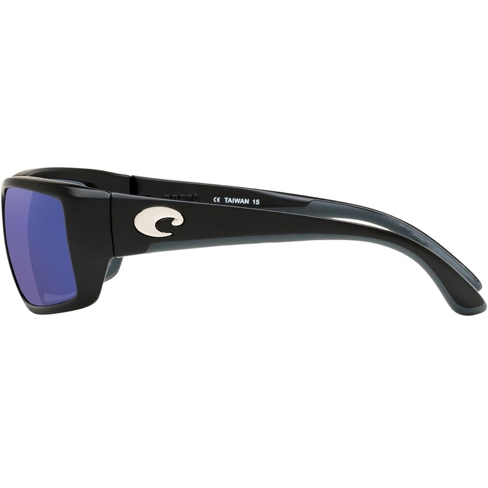 NWOT: Costa Matte Black Fantail Polarized Mirrored 580p Sunglasses (59MM) - Picture 5 of 5